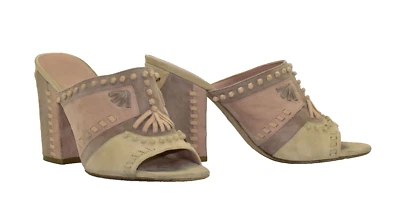 B2 Auténticos Zapatos SIGERSON MORRISON SMPhilip Rubor/Beige/Desnudo Niños Gamuza Mula Talla 10 Foto 1 de 4