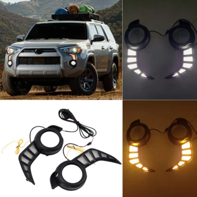 Faro antiniebla delantero LED DRL luces de circulación diurna para Toyota 4Runner 2014-2024 Foto 1 de 4