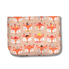 Zipper Pouch - Sly Fox Printed Zipper Pouch with Sling Chain| Cosmetic Pouch