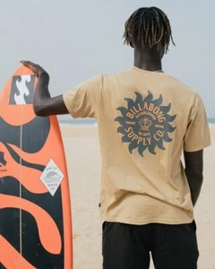Billabong Mirage Wave Washed Tee Men's Surfing Graphic T-Shirt NEW NWT Medium - Picture 1 of 10