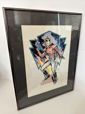 The Rocketeer Lithograph Signed by Dave Stevens & Framed 14.75x18.75”