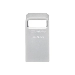 Kingston DataTraveler Micro 64 GB, USB-Stick silber, USB-A 3.2 Gen 1 - Bild 1 von 3