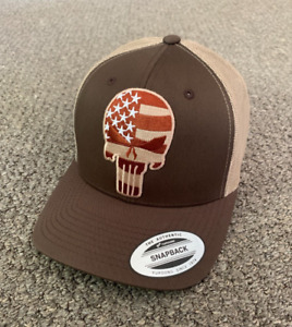 PUNISHER Hat USA Tactical Military Trucker SnapBack Handcrafted in Florida