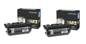 2 New Genuine Factory Sealed Lexmark X644H11A Toner Cartridges X642 X644 X646 - Picture 1 of 1