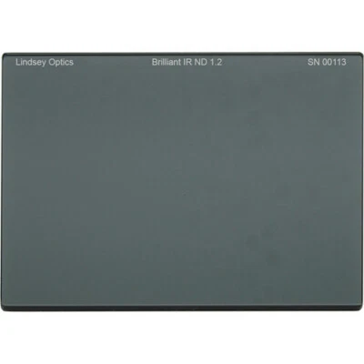 New Lindsey Optics 4x5.65" Brilliant IRND1.2 Filter Anti-Reflection Coating - Image 1 of 4
