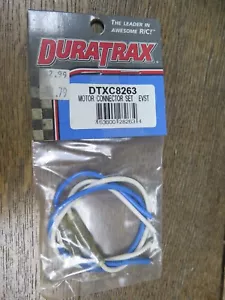 Duratrax DTXC8263 Motor Connector Set For Evader ST 16 Gauge - Picture 1 of 2