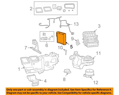 CHRYSLER OEM 09-11 1500 Evaporador Calentador Componentes-Evaporador Núcleo 68048899AA Foto 1 de 2