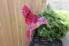 Hummingbird Sun Catcher Acrylic 3.5 In. x 5 In.Garden Accent Bling