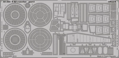 eduardF-8J Extérieur Intérieur pour Trompettiste Pieces Gravées Taux 1:3 2 Kit - Image 1 of 2
