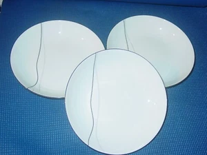 MIKASA LAL03 GEWINDE 3 COUPE SUPPENSCHÜSSELN FEINPORZELLAN 7 5/8" SCHALE DANIEL HECHTER - Bild 1 von 4