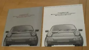 * Porsche 911 Carrera 2 & Carrera 4 Brochure 1990-1991 UK Market + Spec Guide * - Picture 1 of 3