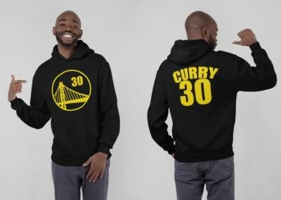 Nueva sudadera con capucha negra Golden State Steph Curry para adultos y jóvenes (precio fijo) Foto 1 de 2