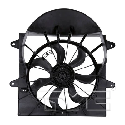 Conjunto duplo de radiador e ventilador condensador TYC 621220 para modelos Jeep 05-08 selecionados - Imagem 1 de 4