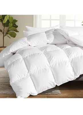 Edredones de fibra de plumón de ganso inserción de edredón tamaño doble, todas las estaciones Foto 1 de 4