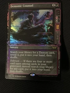 Demonic Counsel Showcase NON Foil Duskmourn DSK MTG Magic Pack Fresh - Picture 1 of 2