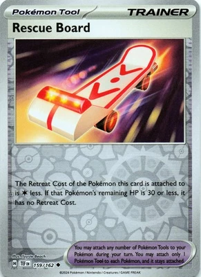 Rescue Board 159/162 - REVERSE HOLO - SV05: Temporal Forces - NM - Image 1 of 2