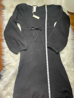 Vestido suéter manga abullonada Max Studio - negro - pequeño Foto 1 de 4