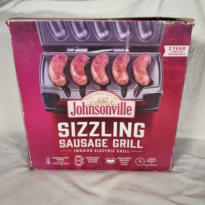 Parrilla eléctrica interior para salchichas Johnsonville Sizzling BTG-0498 nueva Foto 1 de 4