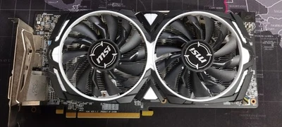 MSI Radeon RX 480 4GB DDR5 Graphics Card Radeon RX 480 ARMOR 4G OC GPU - Image 1 of 4