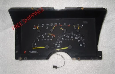 92 Chevrolet 6.5l Turbo Diesel C&K 2500-3500 Instrument Cluster 16140125  276.2k - Image 1 of 4