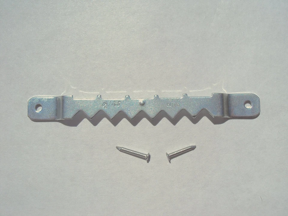 CUSTOMPICTUREFRAMES 3 Inch Zinc Plated Sawtooth Hangers With Nails By Ams (100-Pack) For Framing