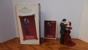 Hallmark Ornament: 2005 Scarlett O'Hara and Rhett Butler| Burgundy Dress - Picture 1 of 5