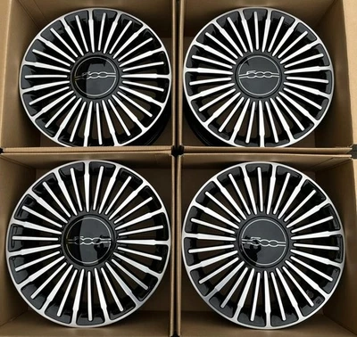 ORIGINAL ALUFELGEN SATZ 16 ZOLL  FIAT 500e 50290266 NEU - Image 1 of 4