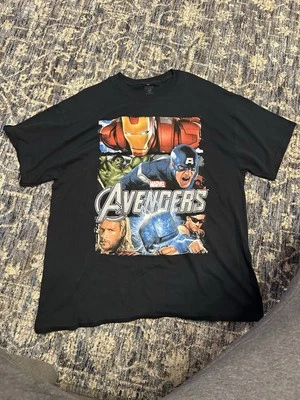 Camiseta The Avengers Marvel XL Negra 2012 Original Foto 1 de 4