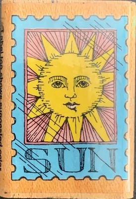 Estampilla de goma Hero Arts Sun imitación poste Foto 1 de 4