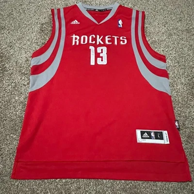 Kids Adidas Houston Rockets James Harden #13 NBA Jersey - Youth L - Image 1 of 4