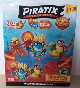 (SF) Piratix Adventure World Shark Treasure Series, confezione da 24 pezzi, nuovo - Foto 1 di 2