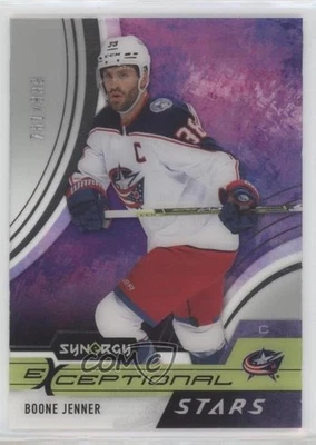 2021-22 Upper Deck Synergy Exceptional Stars 761/899 Boone Jenner #ES-BJ - Image 1 of 3