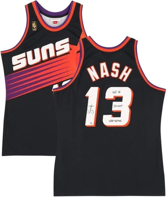 Подлинная футболка с автографом Стива Нэша из Suns Mitchell & Ness 1996-97 с INSCS - LE 12 - Изображение 1 из 4