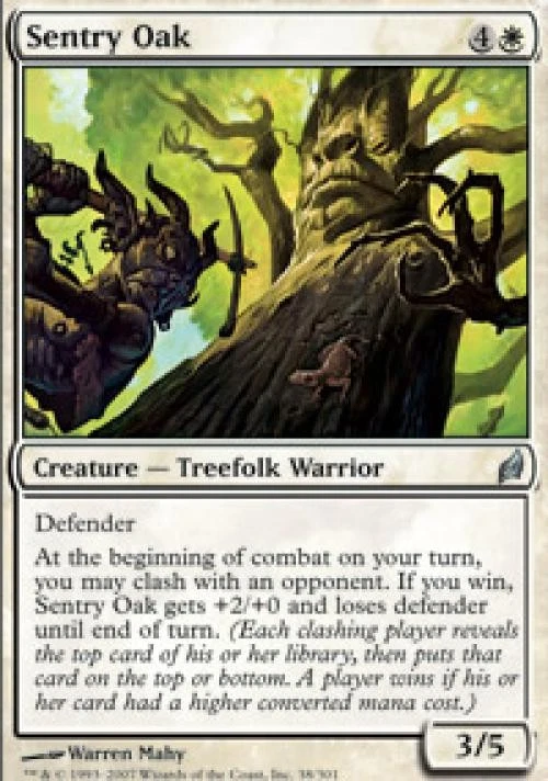 Sentry Oak - Light Play MTG Lorwyn - Image 1 of 1