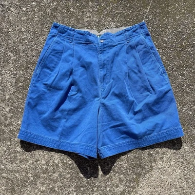 Pantalones cortos vintage para mujer The Hunt Club cintura alta azul talla 14 Foto 1 de 4