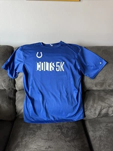 NFL Indianapolis Colts 5K XL Polyester T-shirt - Picture 1 of 9