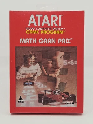 Atari 2600 Boxed Video Game - Math Gran Prix - 1987 Corp Release - Sealed - Image 1 of 2