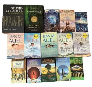 Fantasy Books Bundle x 15 Eddings Donaldson Auel 4 Hardbacks  Fantasy Mixed - Picture 1 of 24