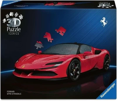 NUEVO Rompecabezas Ravensburger 108 Piezas 3D Iconics Ferrari SF90 Stradale Foto 1 de 2