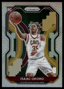 2020-21 Panini Prizm #298 Isaac Okoro Silver Prizms Cleveland Cavaliers Rookie - Picture 1 of 2