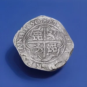 1650 Spanish Cob 8 Reales Modern - Picture 1 of 2