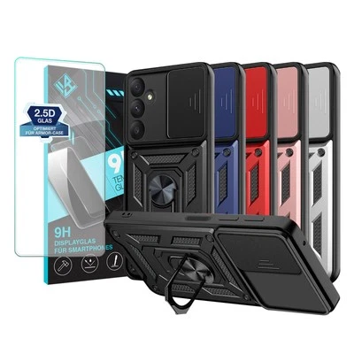 OUTDOOR HÜLLE FÜR SAMSUNG GALAXY A55 5G Hülle für Samsung Galaxy A55 5G Handy Outdoor Panzer Displayglas Schutz Folie 9H
