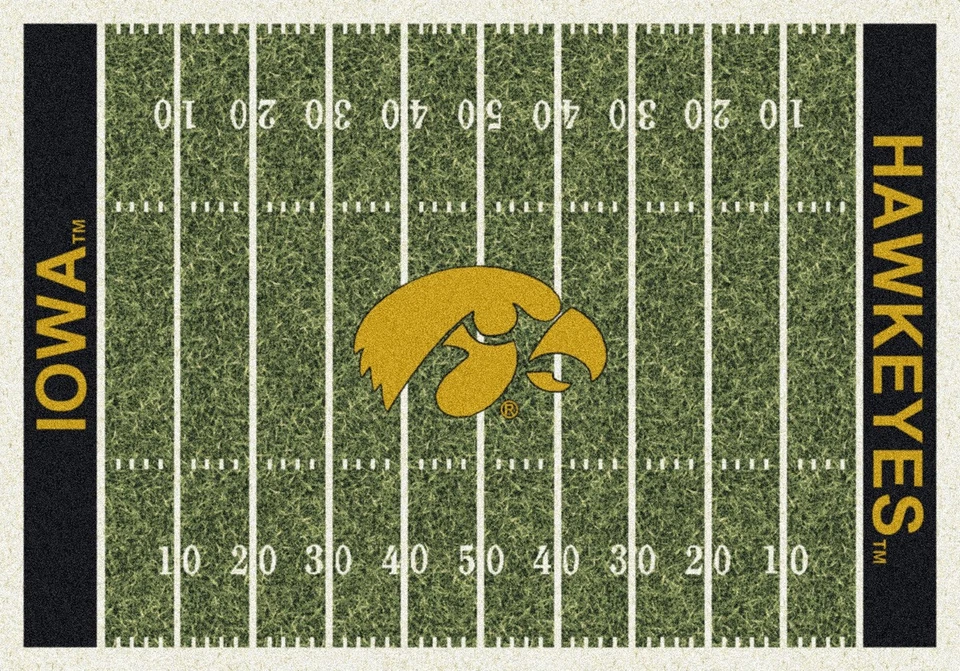 Alfombra de campo local 8x11 Milliken Iowa Hawkeyes 1110 NCAA - aproximadamente 7'8"x10'9" Foto 1 de 1