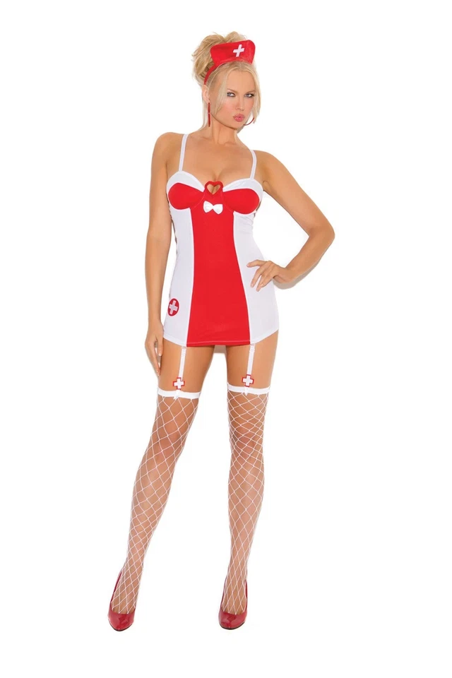Elegant Moments Flirty Nurse Costume Sexy fun flirty NEW - Image 1 of 3
