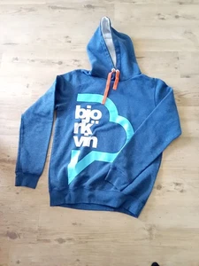 Herren-od.Damen-Hoody-Gr.M-blau-getr.-sehr gut-Kapuze- - Bild 1 von 4