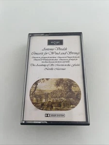 Vivaldi - Concerto For Wind & Strings - Argo Cassette Tape Tested & VGC - Bild 1 von 5
