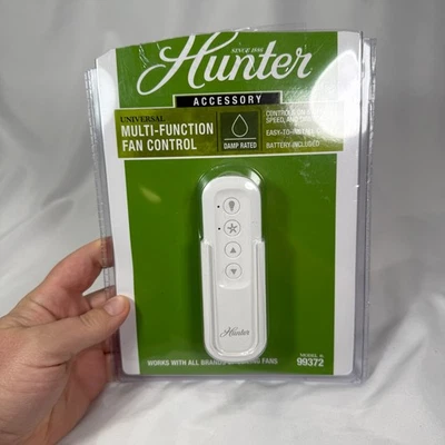 Hunter Genuine Replacement Handheld Ceiling Fan Remote Control 99372 Universal - Image 1 of 4
