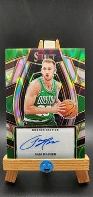 2023-24 Panini Select Basketball Sam Hauser Prizm Auto SSP #'d07/15 #SSS-Sam - Image 1 of 2