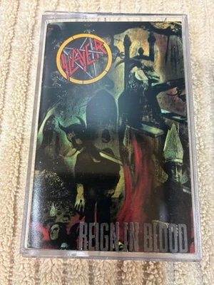 Slayer - Reign In Blood Def Jam Recordings Cassette - Image 1 of 3