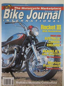 Bike Journal International Magazine June 1993 Rocket III BSA Restoration Harley  - Picture 1 of 2